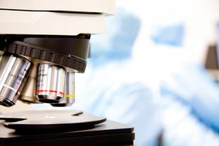 A close up photograph of electronics hardware in a research laboratory